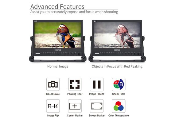SEETEC Monitor P133-9HSD 13.3" SDI 4K HDMI