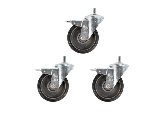 MANFROTTO Conjunto de 3 Rodas de 160mm com Travão