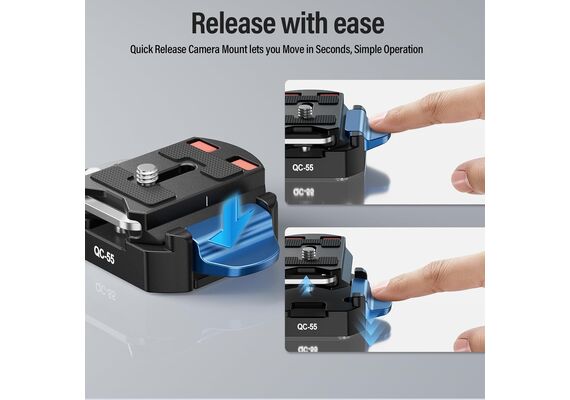 SIRUI Kit Arca Quick Release Plate para Tripés QC-55