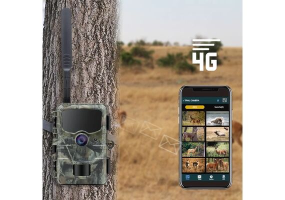 STEALTH GEAR Câmera Vida Selvagem 1080p 4G Hedgeho