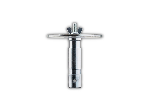 MANFROTTO Adaptador Macho de 28 mm, Base de 12 cm e Rosca de 3/8"
