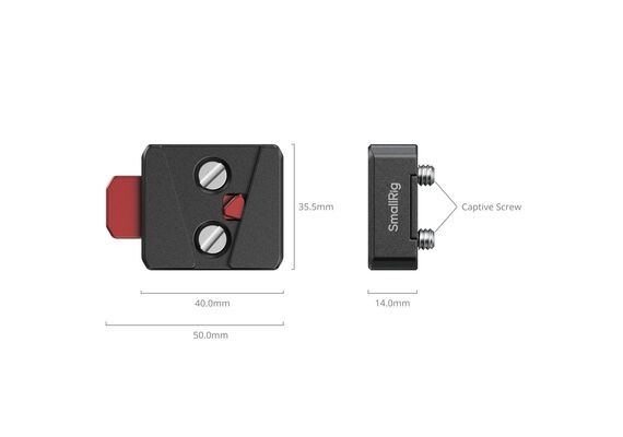 SMALLRIG 6021 Kit de Placa Quick Release para Sistema V-Mount