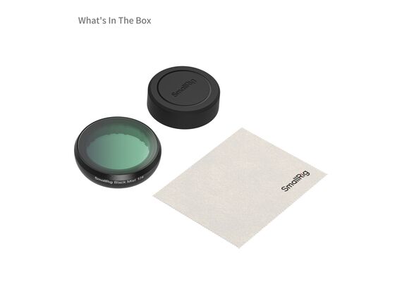 SMALLRIG 5863 Filtro Black Mist 1/4 para Insta360 GO Ultra