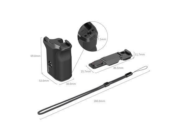 SMALLRIG 6259 Punho Lateral para Cages 5888 e 5887 -  DJI Osmo Action 6