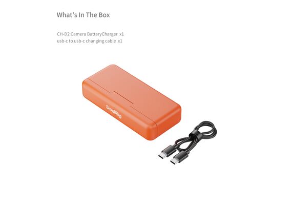 SMALLRIG 5922 Estojo de carregamento para baterias do DJI Action 6SMALLRIG 5922 Estojo de carregamento para baterias do DJI Action 6