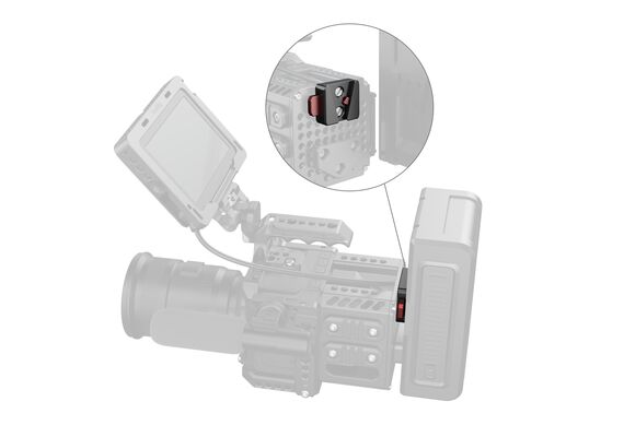 SMALLRIG 6021 Kit de Placa Quick Release para Sistema V-Mount