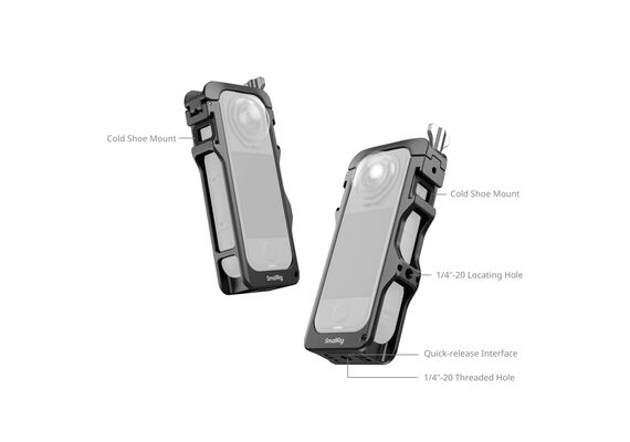 SMALLRIG 5939 Cage Insta360 X4 Air (Edição Avançada)