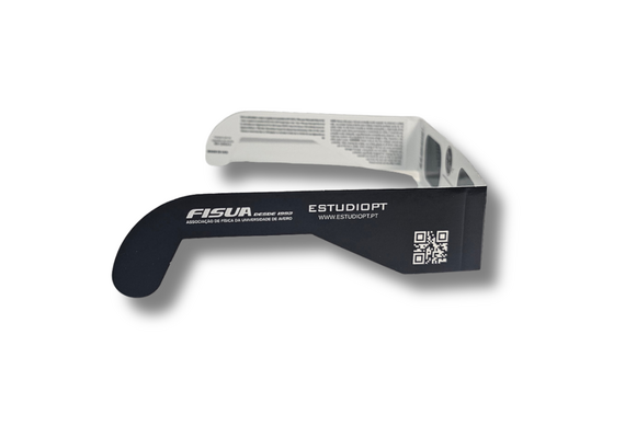 THE ECLIPSER  lote 200 Óculos para Eclipse Solar com Certificado ISO personalizáveis