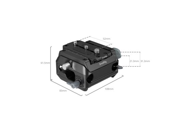 SMALLRIG 5366 Kit Base com Sapata com Suporte de Tubos Duplo 15mm