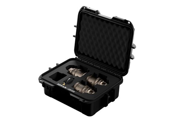 DZOFILM Kit Arcana 32mm, 45mm e 75mm T2.1 Anamórfica 1.5x PL-Mount