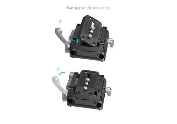 SMALLRIG 5366 Kit Base com Sapata com Suporte de Tubos Duplo 15mm