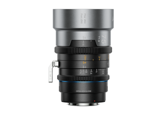 SIRUI IronStar 75mm T1.9 Anamórfica 1.5x PL-Mount / Canon EF - Blue Flare