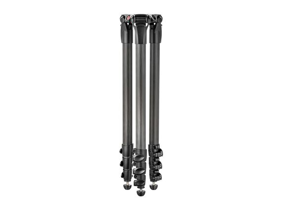 MANFROTTO Tripé de Vídeo MPRO de Três Partes em Fibra de Carbono