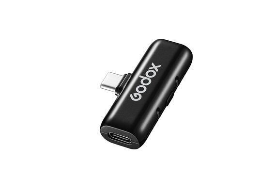 GODOX Microfone de Lapela Wireless WES USB-C (2TX+1RX)