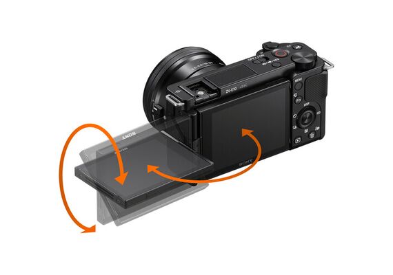 SONY Câmera Vlogging ZV-E10 + PZ 16-50mm f/3.5-5.6 OSS II