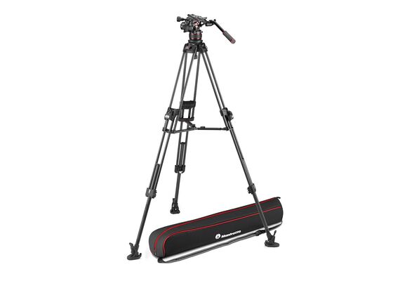 MANFROTTO Série Nitrotech 612 com Tripé Duplo de Carbono 645 Fast Twin