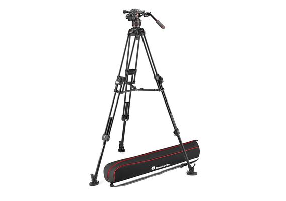 MANFROTTO Série Nitrotech 608 com Tripé Duplo de Alumínio 645 Fast Twin