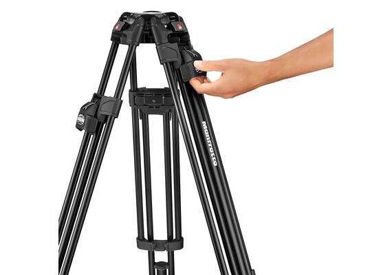 MANFROTTO Série Nitrotech 608 com Tripé Duplo de Alumínio 645 Fast Twin