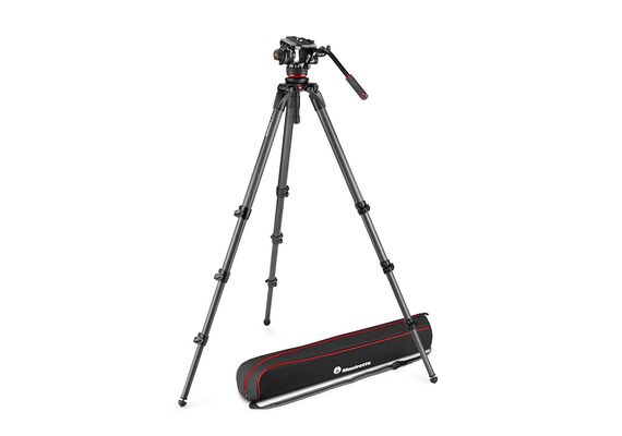 MANFROTTO Cabeça Esférica 504X com Tripé de Carbono de Perna Única 536