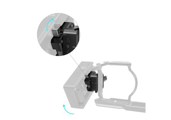 SMALLRIG 5690 Placa de Montagem Bateria V-Mount para Arca-Swiss/Trilho NATO