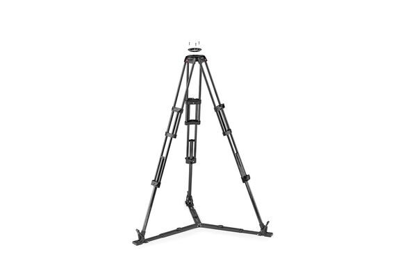 MANFROTTO Cabeça Esférica 504X com Tripé Duplo de Carbono e Estabilização ao Nível do Solo