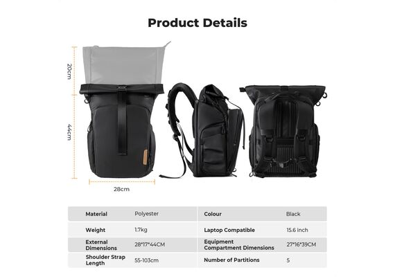 K&F CONCEPT Mochila Nature Wander 11 - 20L