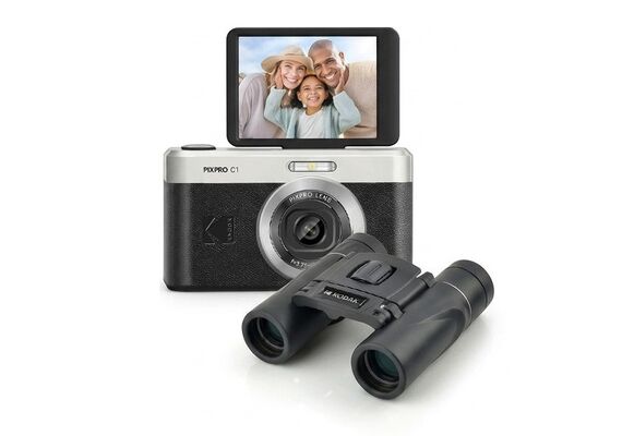 KODAK Kit Camerta Compacta Pixpro C1 + Binóculos BCS200