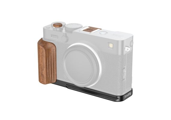 SMALLRIG 5985 L-Bracket com Punho de Madeira para Fujifilm X-E5 - Rosewood/PretoSMALLRIG 5985 L-Bracket com Punho de Madeira para Fujifilm X-E5 - Rosewood/Preto