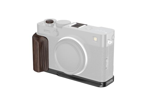 SMALLRIG 6237 L-Bracket com Punho de Madeira para Fujifilm X-E5 - Ebony/Preto
