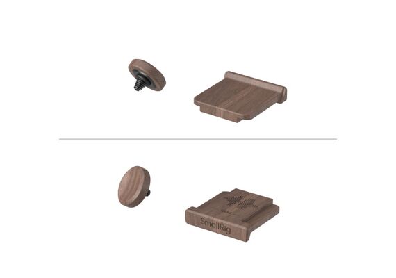 SMALLRIG 6240 Kit Tampa Hot Shoe e Botão de Obturador Fujifilm - Walnut