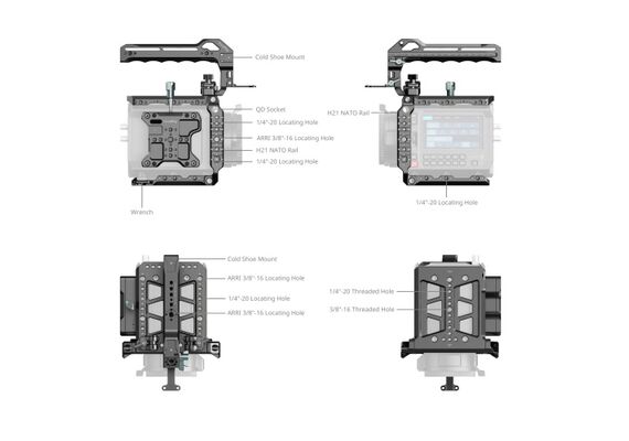 SMALLRIG 5281 Cage Kit Blackmagic PYXIS 6K/12K
