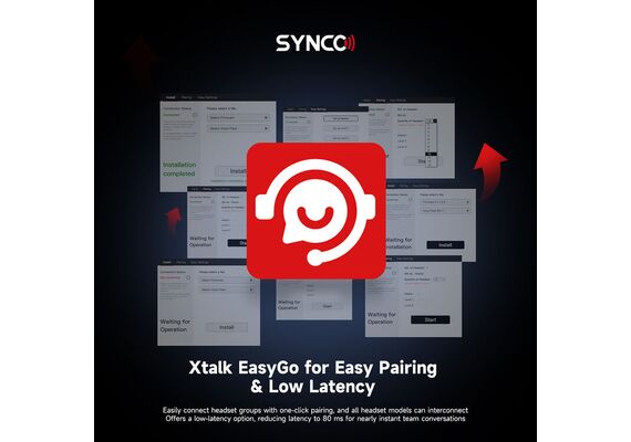 SYNCO Intercomunicador Wireless Xtalk XPRO 2