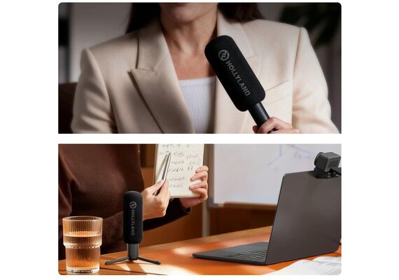 HOLLYLAND Interview Adapter 2 em 1 para Microfones Wireless Handheld e Desktop
HOLLYLAND Interview Adapter 2 em 1 para Microfones Wireless Handheld e Desktop