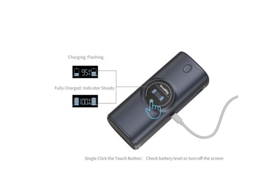 SMALLRIG 5108 Powerbank/Estojo de Carregamento Baterias Canon LP-E6P/LP-E6NH 13600mAh