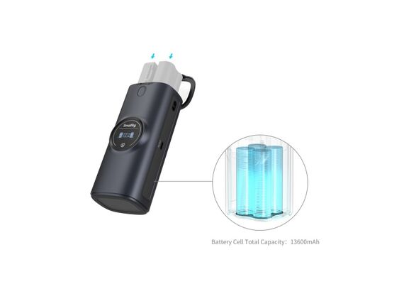 SMALLRIG 5108 Powerbank/Estojo de Carregamento Baterias Canon LP-E6P/LP-E6NH 13600mAh