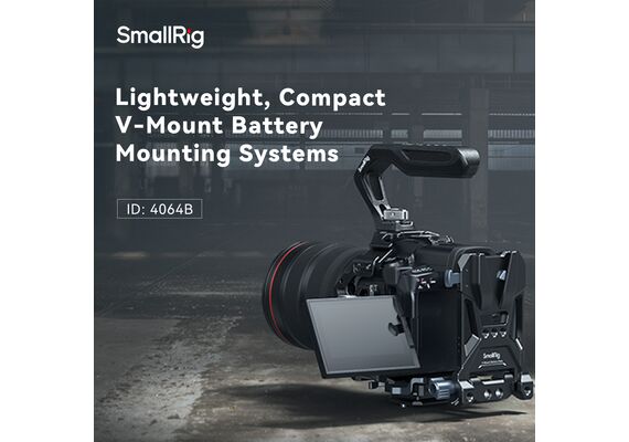 SMALLRIG 4064B Sistema de Montagem de Baterias V-Mount