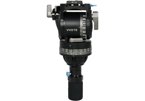 SIRUI Tripé de Carbono SQ75 com Cabeça de Fluida VHS-10 + Mid-Level Spreader SV-FM
