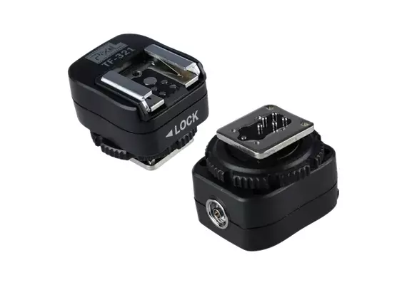 PIXEL Adaptador Hotshoe E-TTL TF-321 para Canon