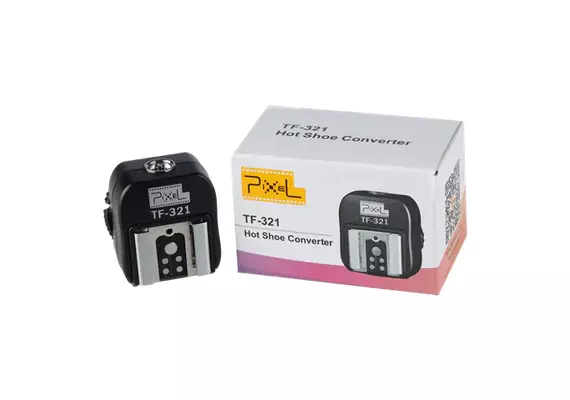 PIXEL Adaptador Hotshoe E-TTL TF-321 para Canon