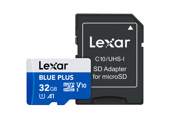 LEXAR BluePlus MicroSDHC 100MB/s V10 U3 UHS-I - 32GB