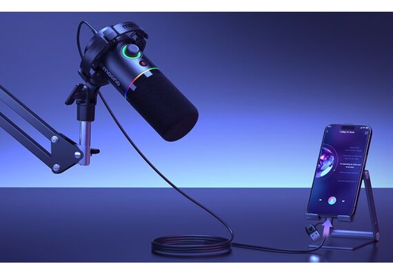 MAONO Microfone Dinâmico PD200XS - Preto