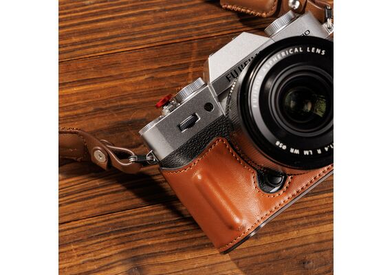 SMALLRIG Kit Half Case para Fujifilm X-T30 III - Castanho