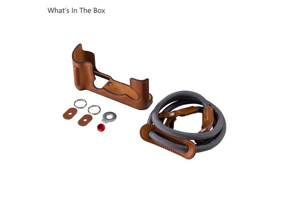 SMALLRIG Kit Half Case para Fujifilm X-T30 III - Castanho