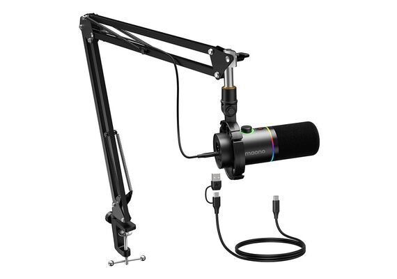 MAONO Microfone Dinâmico PD200XS - Preto