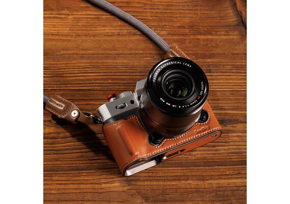 SMALLRIG Kit Half Case para Fujifilm X-T30 III - Castanho