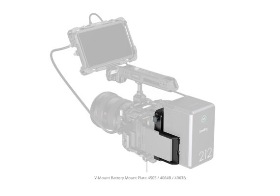 SMALLRIG 5228 Placa de montagem de bateria V-Mount