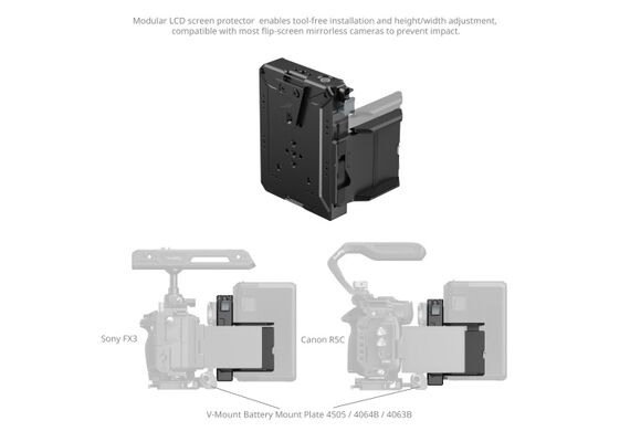 SMALLRIG 5228 Placa de montagem de bateria V-Mount