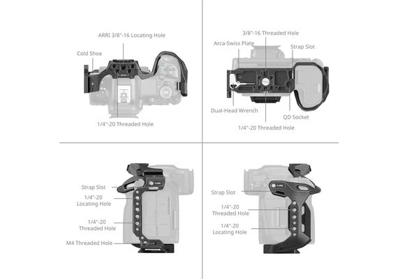 SMALLRIG 4975B Cage Black Mamba Canon EOS R5 II