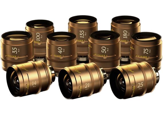 DZOFILM Kit Cine Arles Lustre Vista Vision 14/21/25/35/40/50/75/100/135/180mm PL Mount