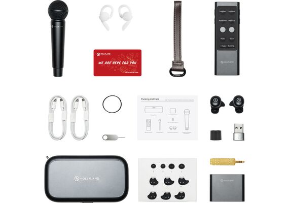 HOLLYLAND Microfone de Mão Wireless MELO P1 - Combo